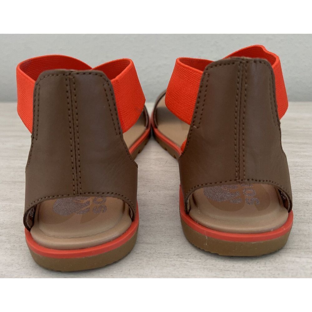 Sorel Womens Sz 7M Ella II Red/Rouge Sandals Ankle Cross Strap Strappy Flats NIB - Picture 10 of 16